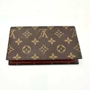 Authenic Louis Vuitton Vintage Monogram checkbook cover